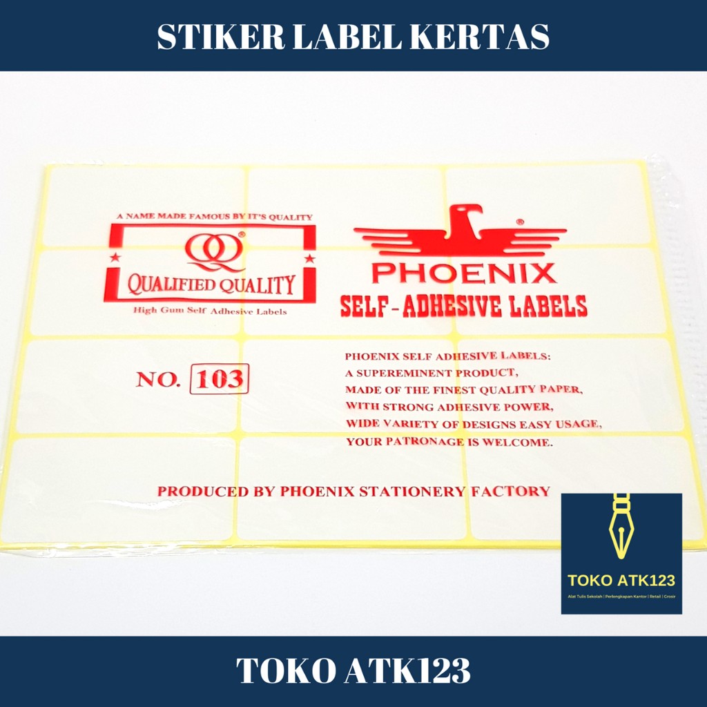 Stiker Labels Kertas / Label Harga / Label Nama Undangan