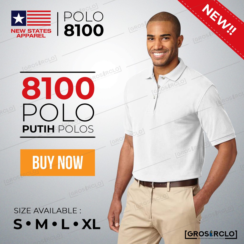  GROSIR  Kaos  kerah Polo  New States Apparel NSA  Premium 