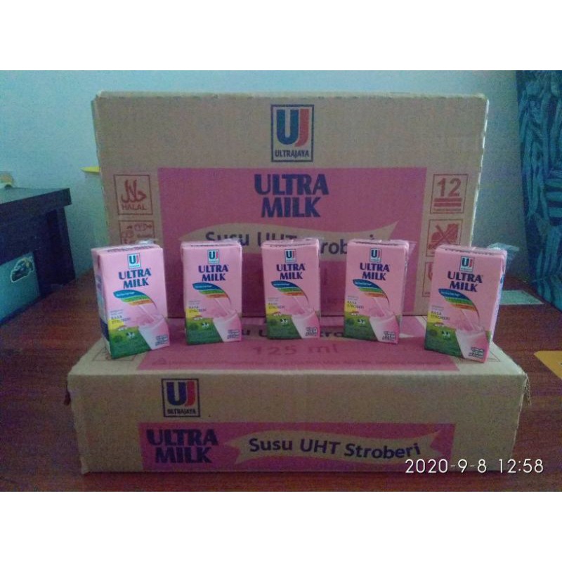 

Susu Ultra strawberry 125ml (lippo cikarang)