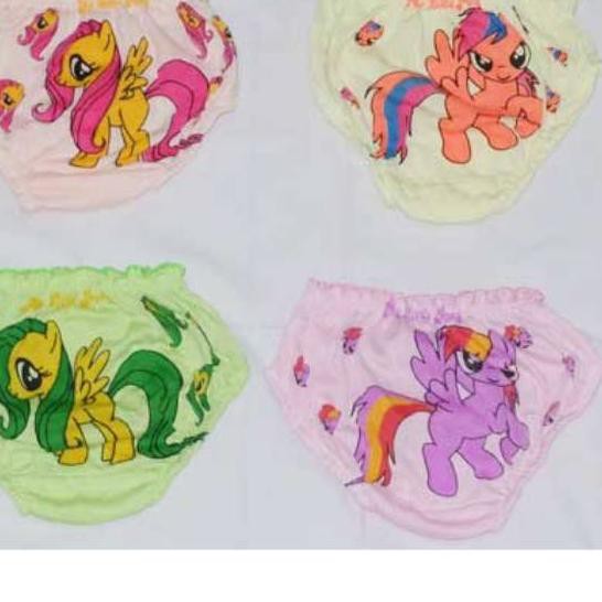 ۩ Celana dalam anak perempuan littel pony isi 4 ◌