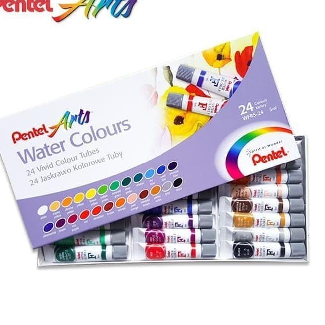 

New Now Cat Air Pentel Arts 24 Warna / Water Color