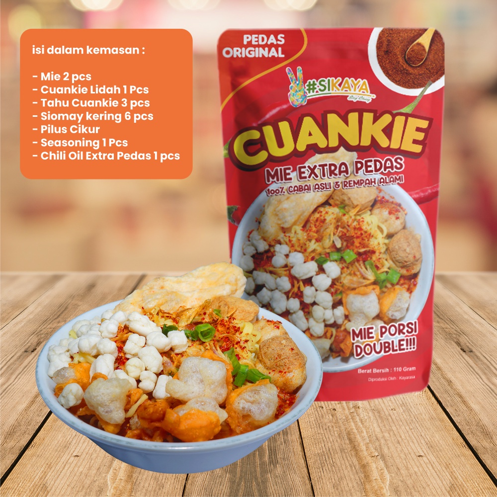 

Cuankie Instant Sikaya Mie Extra Pedas