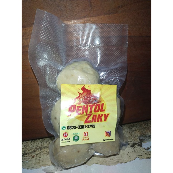 

Pentol Frozen Pentol Zaky Besar Alus Telur Puyuh Kemasan Kecil
