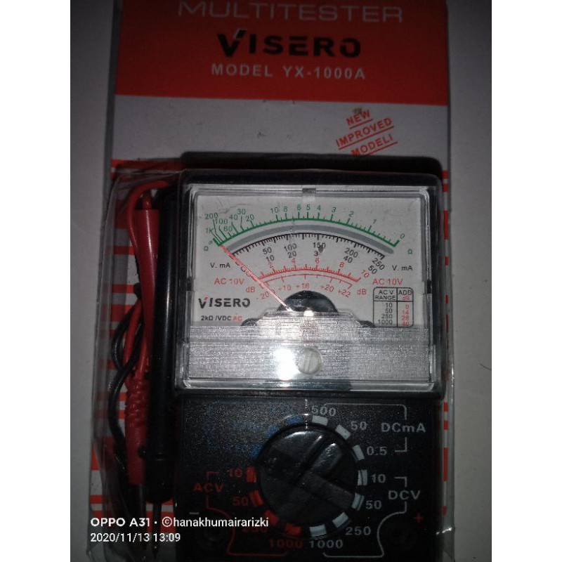 MULTITESTER ANALOG KECIL YX-1000A