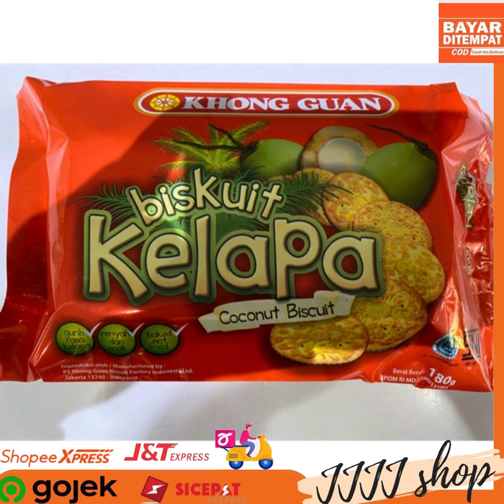 

Khong Guan Biskuit Kelapa Snack Cemilan 180gr