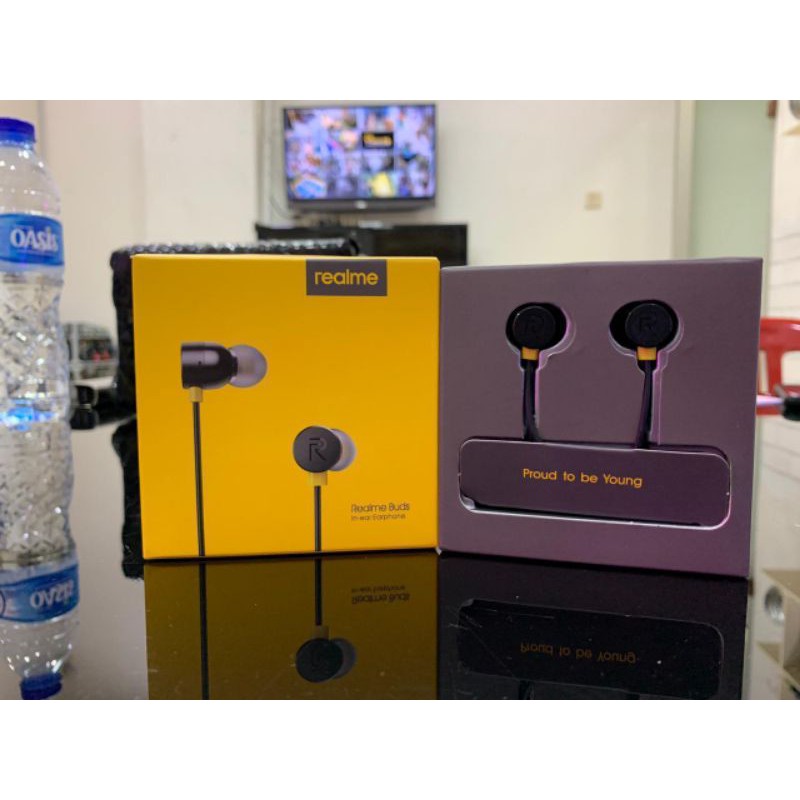 headset realme in-earphone original buds magnet