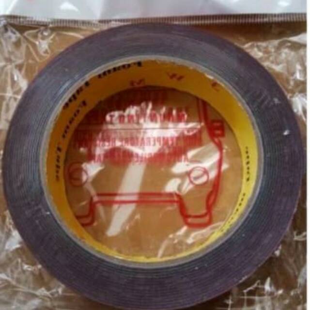 

Double tape 3m merah 24mm lem perekat double tape