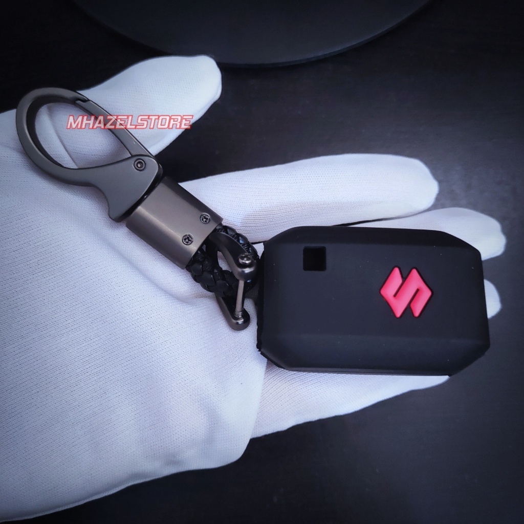 Gantungan kunci sarung remote keyless cover MOBIL SUZUKI ALL NEW ERTIGA XL7 IGNIS BALENO model anyam