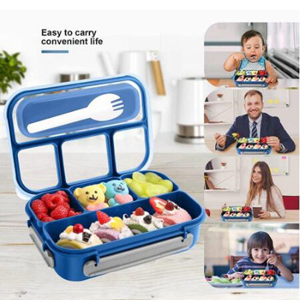 Solighter Lunch Box Anti Bocor Microwave Kapasitas Tinggi 4sekat