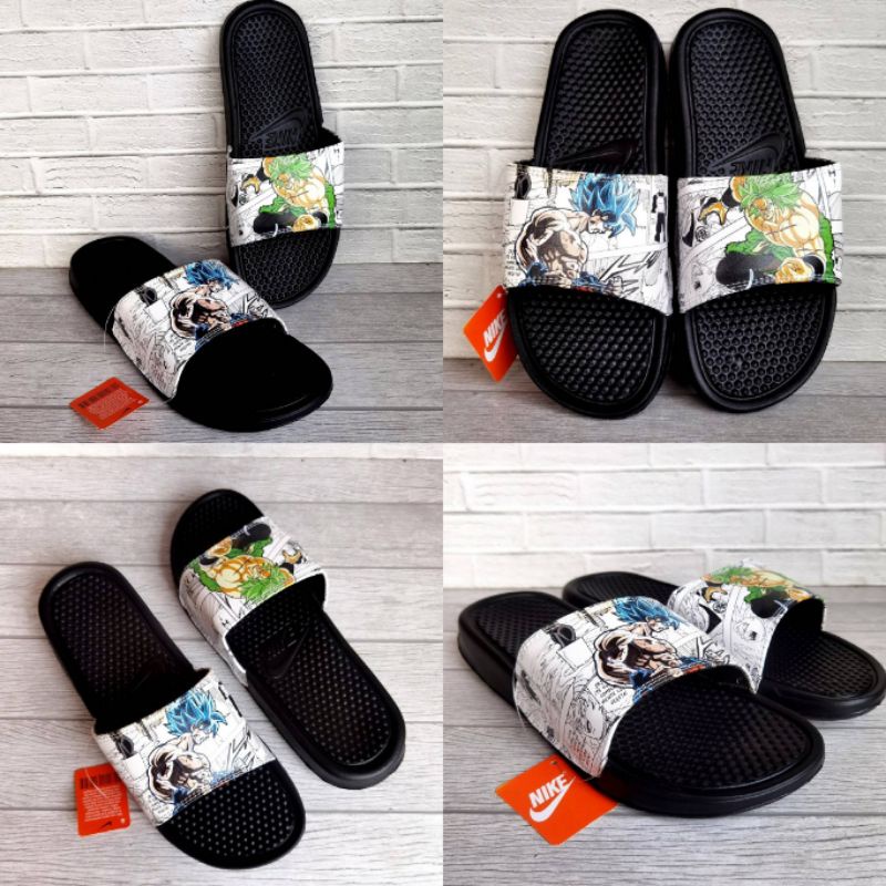 Sandal Slide Nike Benassi Swoosh x DragonBall. 39-44. Gratis Box