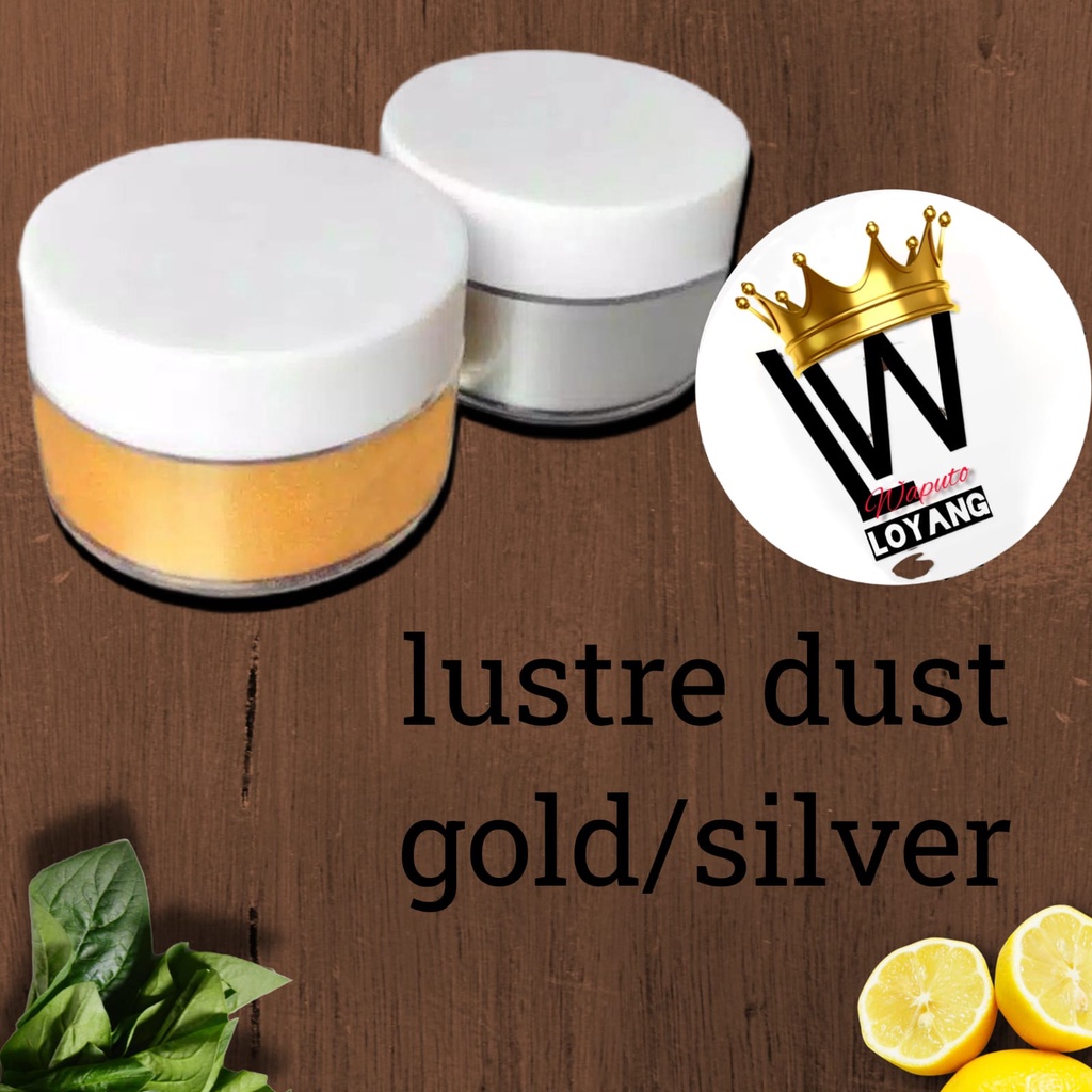 

lustre dust gold/silver
