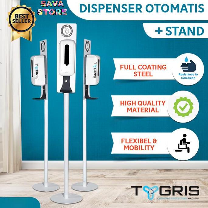 DISPENSER HANDSANITIZER OTOMATIS - AUTOMATIC HAND SANITIZER + STAND
