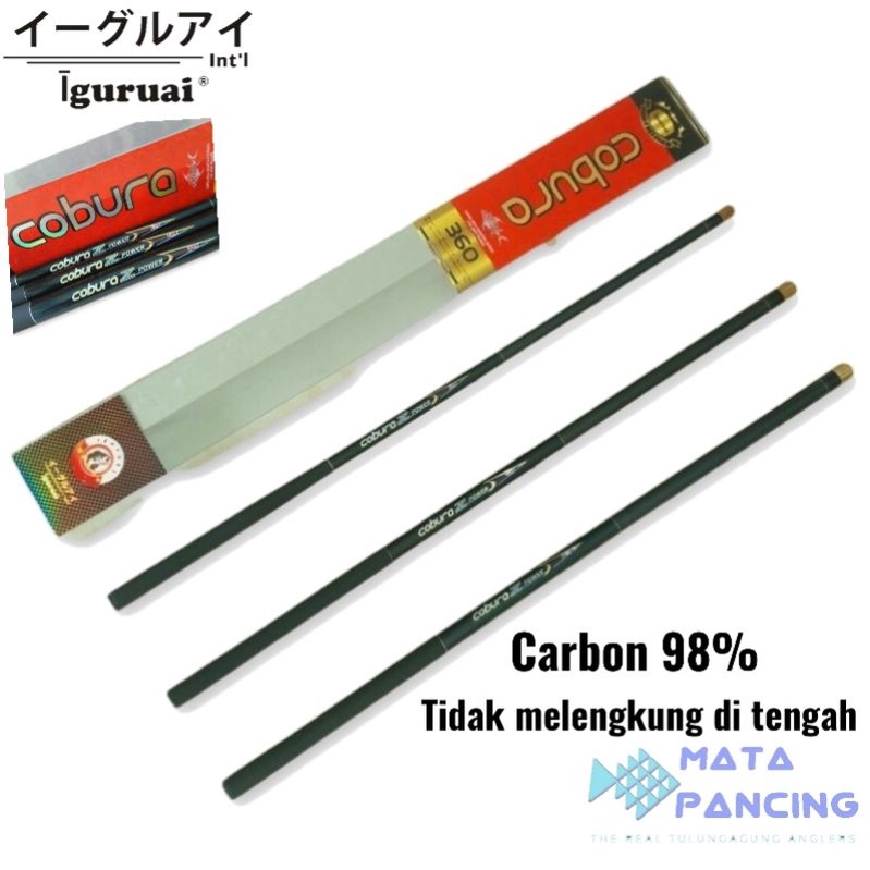 Joran tegek iguruai cobura 360 450 540 medium hard action medium hard seperti iguruai kaiju iguruai 