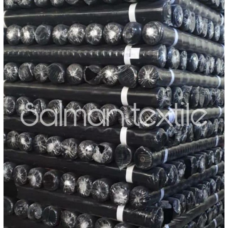 1 Roll Wolfis Jetblack Leuwitex dan WolFis Jetblack Emboss Leuwitex