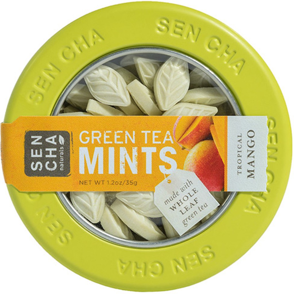 

Sencha Naturals Green Tea Mints, Tropical Mango, 1.2 oz (35 g)