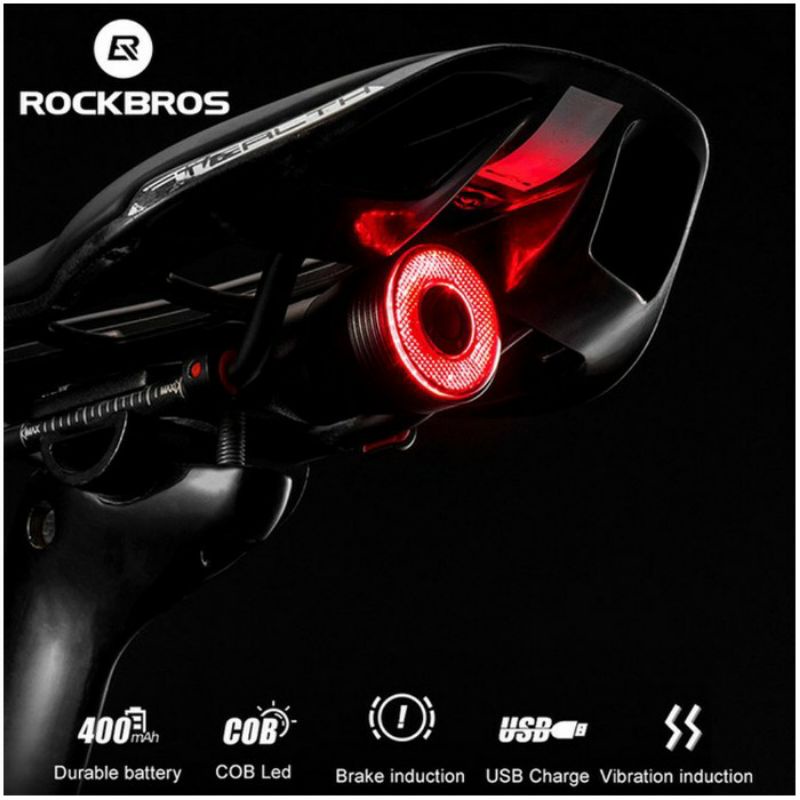 lampu jok sepeda rockbros