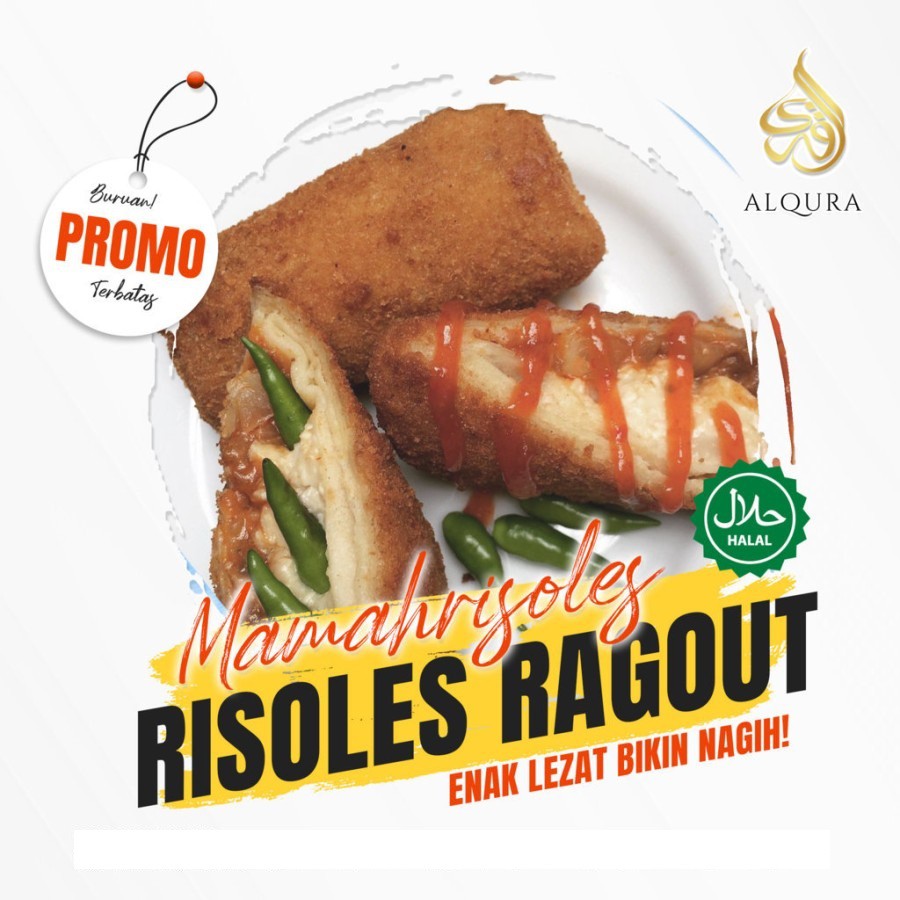 

Mamahrisoles | Risoles Ragout Cheese Egg Chicken Vegetables | Enak Lezat