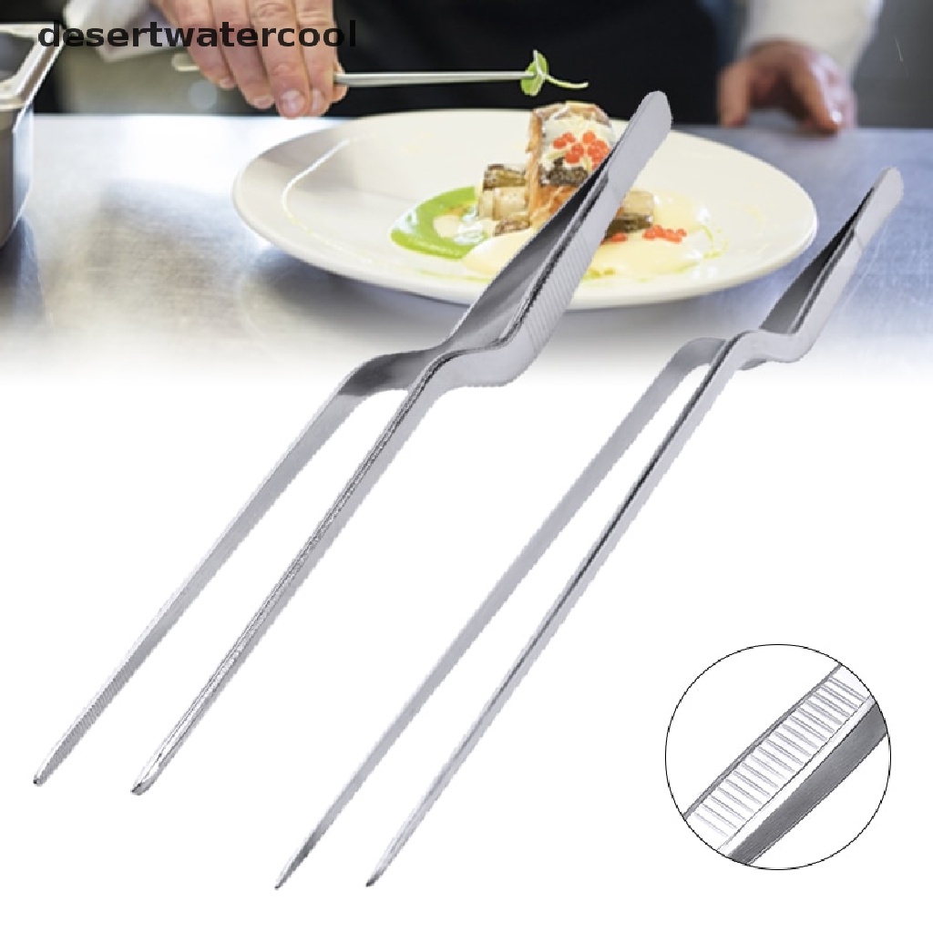 1 Pc Alat Penjepit Makanan Bahan Stainless Steel Untuk Dapur