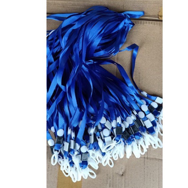 

Tali ID Card / Tali Lanyard 1cm Jepitan Plastik / 100pcs RB9