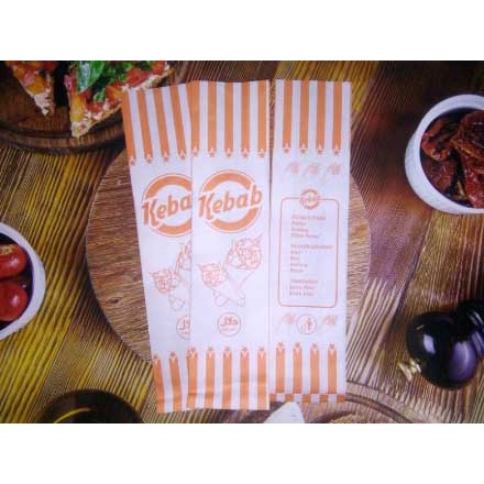 

Kemasan Bungkus Wadah Kebab Kertas Murah 100 Pcs Merah