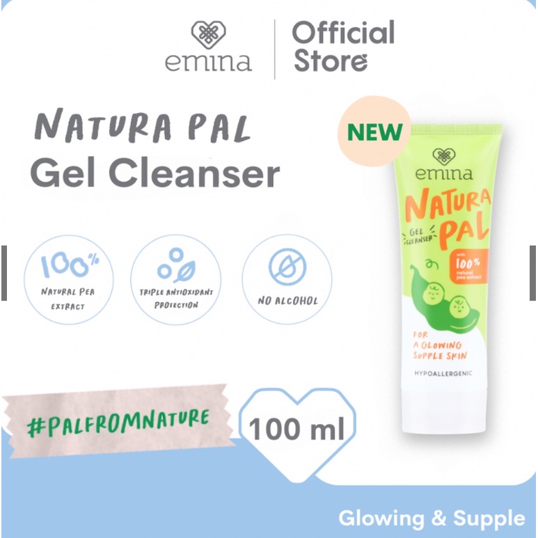 BARU! Emina Natura Pal Gel Cleanser 100ml