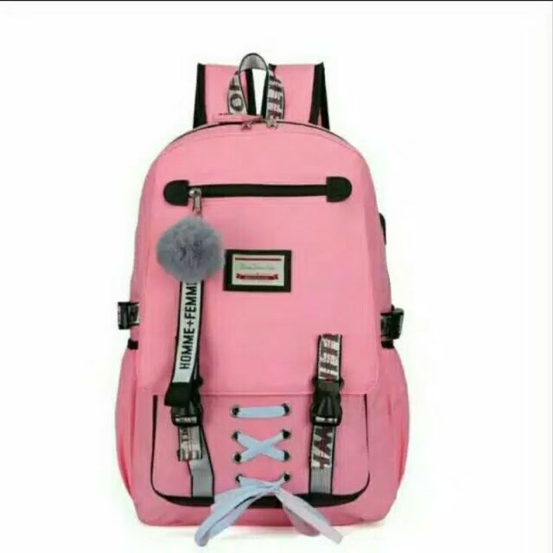 NEW Ransel Backpack sekolah Pita Tengah / Kekinian / BestSeller / backpackpita