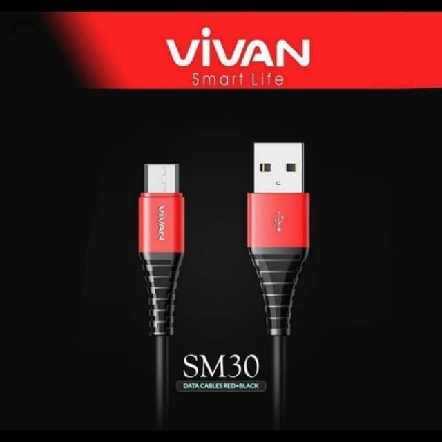 Kabel data VIVAN SM30 s sm 30 s sm30s android kabeldata mikro usb micro mikrousb