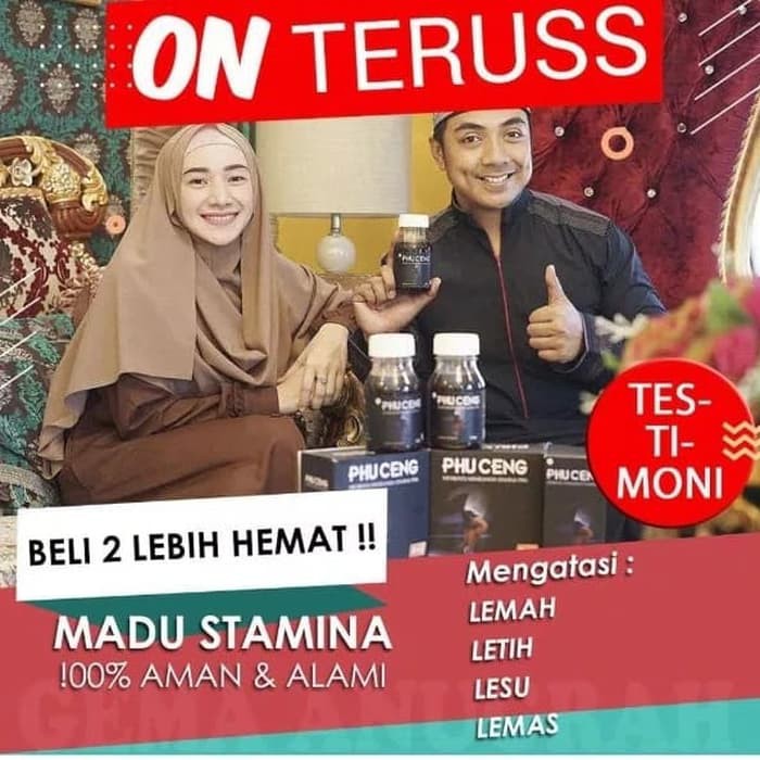 JAMU/SUPLEMEN/OBAT HERBAL PRIA KUAT-TAHAN LAMA=MADU