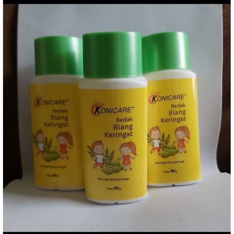 Bedak Biang Keringat Konicare 80 gr / Konicare Bedak Biang Keringat 8p gr