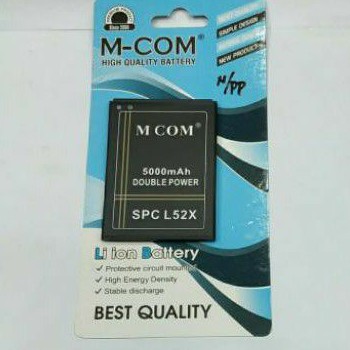 Baterai spc L52X L52 X double power battery batle batre mantap murah