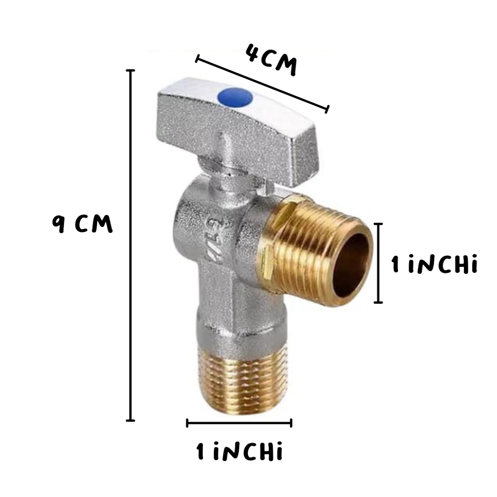 Stop Kran Angle Valve Anti Karat SUS 304