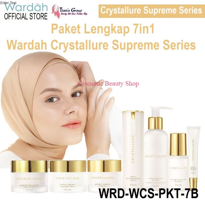 Paket 7in1 Wardah Crystallure Supreme Original Asli Bpom