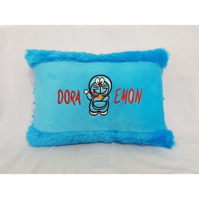 Bantal Karakter Doraemon Bantal Bulu Lasfur Ukuran Standar Dewasa Label SNI