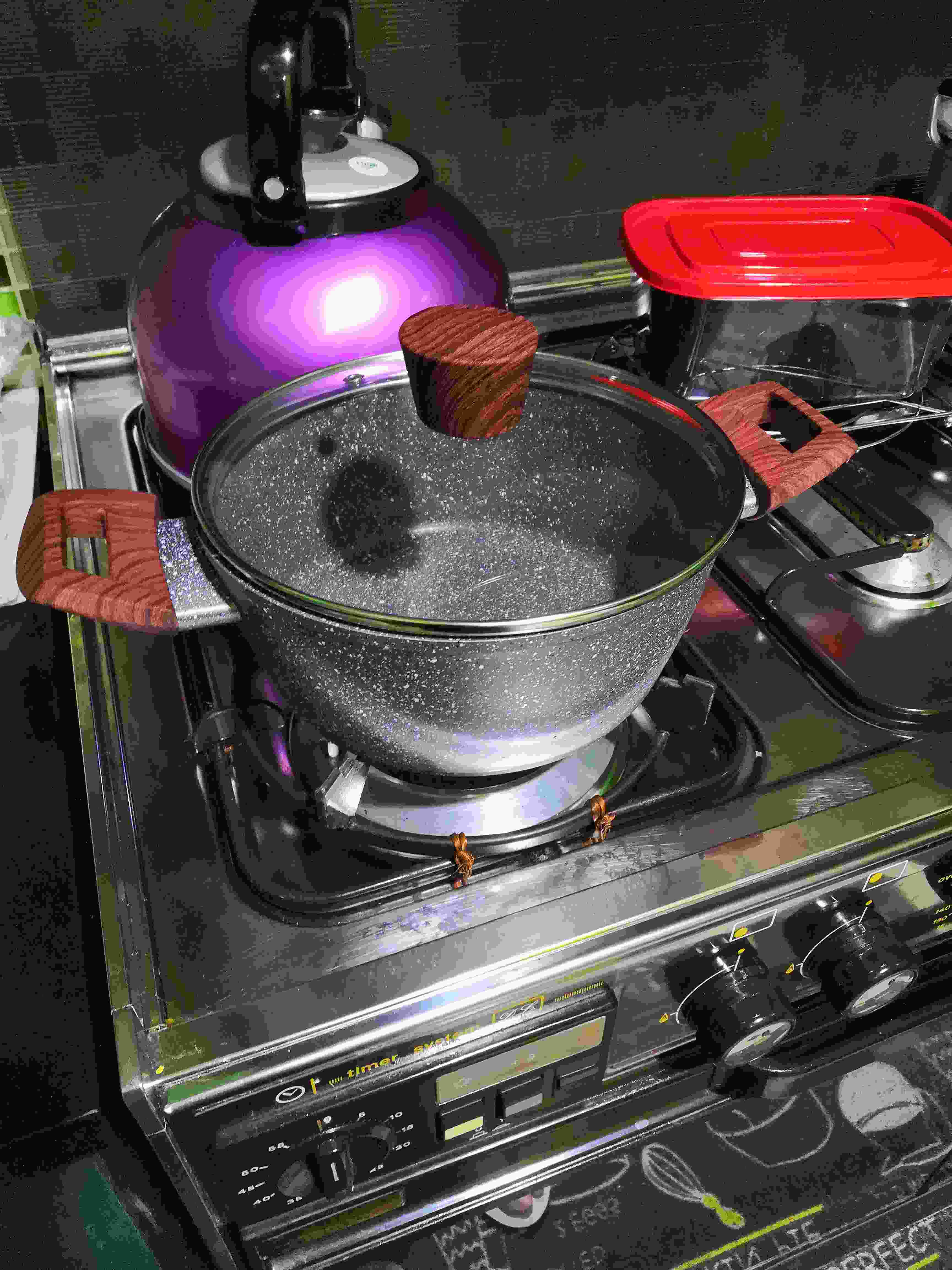 Kh Cypruz Panci Marbel Granite Caserol 20cm Induksi 20 Cm Premium Granite Anti Lengket