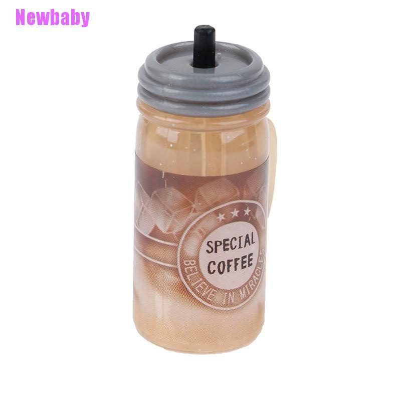 (Newbaby) Miniatur Botol Minuman Jus Skala 1: 12 Untuk Aksesoris Dapur Rumah Boneka