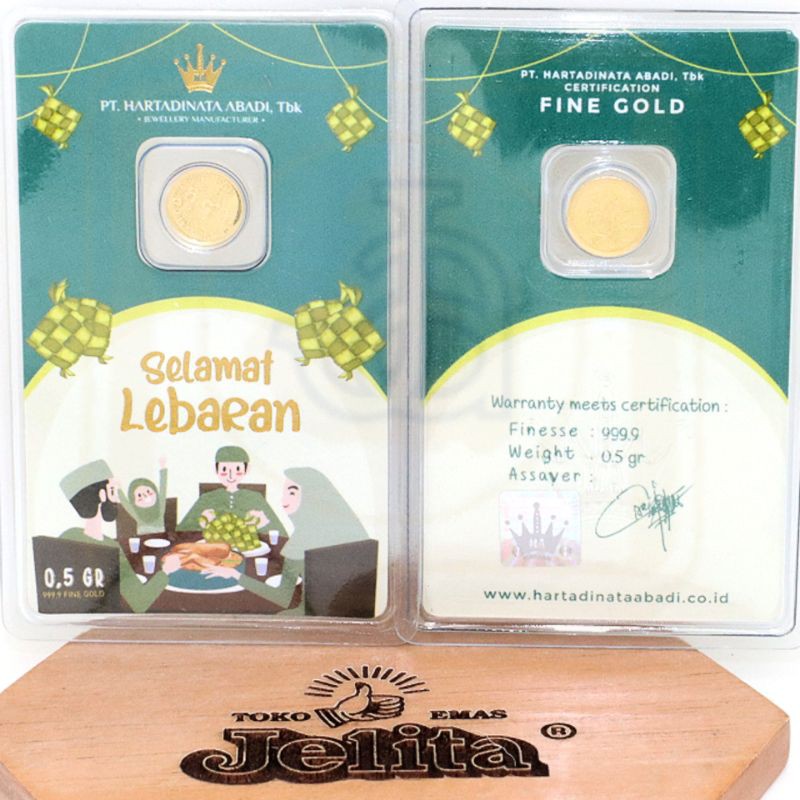 

Hartadinata Abadi Selamat Hari Raya Idul Fitri Lebaran Hijau 0.5 gram