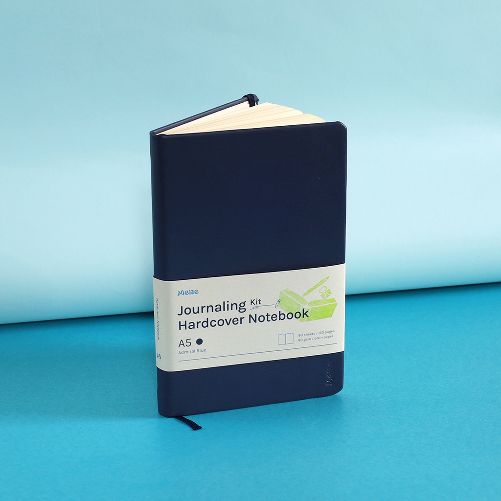 

Journal Note Book Hardcover A5 | Admiral Blue - Plain Paper | Buku Catatan Polos Biru Navy - Jurnal - Diary - Agenda - Planner