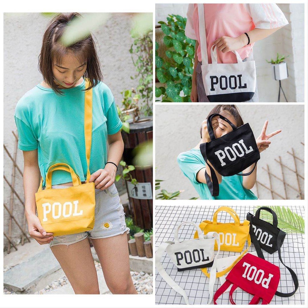 Rowling (102-6) ToteBag POOL  Mini Wanita/Tas Tote/Tas Wanita ToteBag Mini POOL Fashion Gaya Import