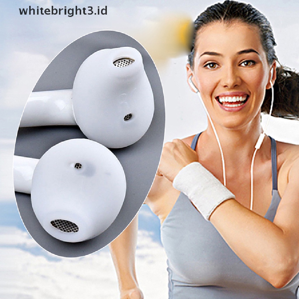 (whitebright3.id) 10pcs / lot Bantalan Earpad Earphone Bahan Silikon Untuk Samsung S6 S7