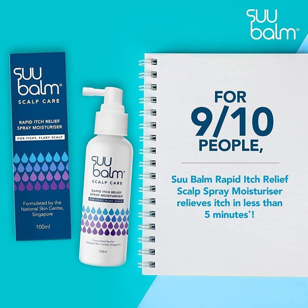 Suu Balm Scalp Rapid Itch Relief Spray Moisturiser 100ml