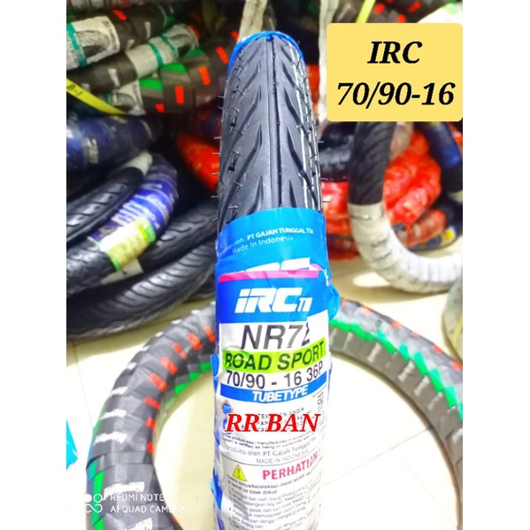 ban irc 70/90-16 ban montor nouvo skywife ban luar ring 16 ban irc nr 72 ban r16 ban montor irc ring