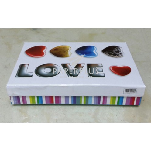

Kotak Kado / Kotak Hadiah / Gift Box Pakaian B / Motif Love Kayu