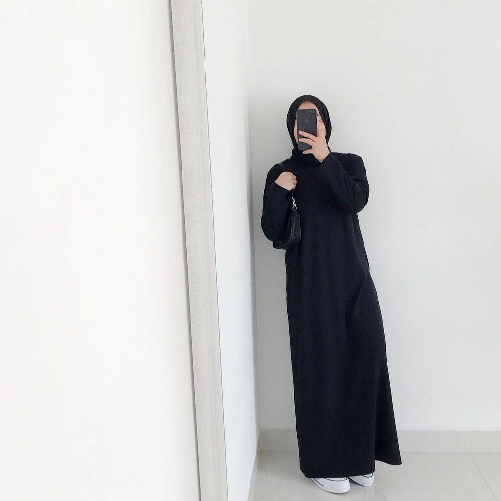 1KG MUAT 4PCS | MALIKA DRESS JERSEY BALON INNER DRESS LENGAN PANJANG HITS OOTD SELEBGRAM FASHION WANITA TERBEST SELLER