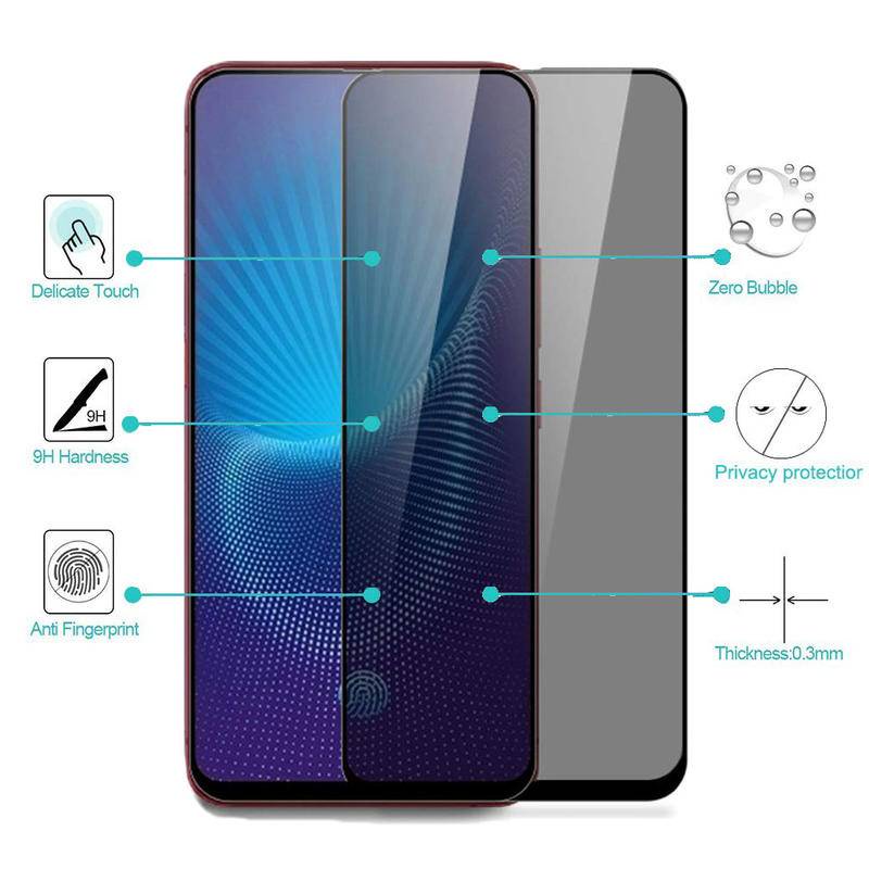 Pelindung Layar Tempered Glass Full Cover Vivo Y66 Y67 Y70s Y7s Y83 Y83 Y91 Y93 Y11 Y19 Y20 Y20i Y3 Y30 Y50 Y53s Y5s