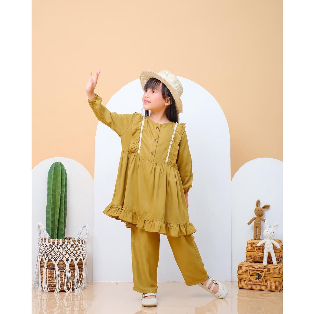 Murah LARISA SET setelan anak perempuan BAJU ANAK PEREMPUAN ONESET ANAK PEREMPUAN BAJU