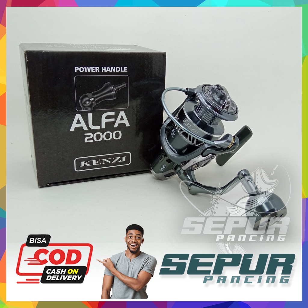 REEL Pancing KENZI ALFA Power handle (1000-2000-3000-5000-6000)