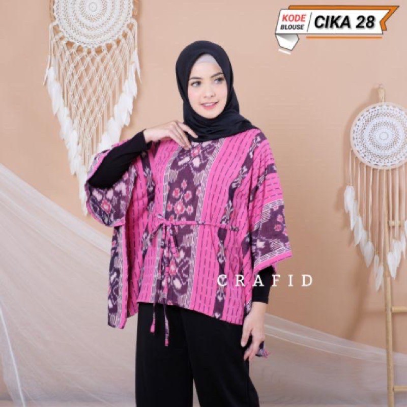 BLOUSE KAIN TENUN ETNIK CIKA 28