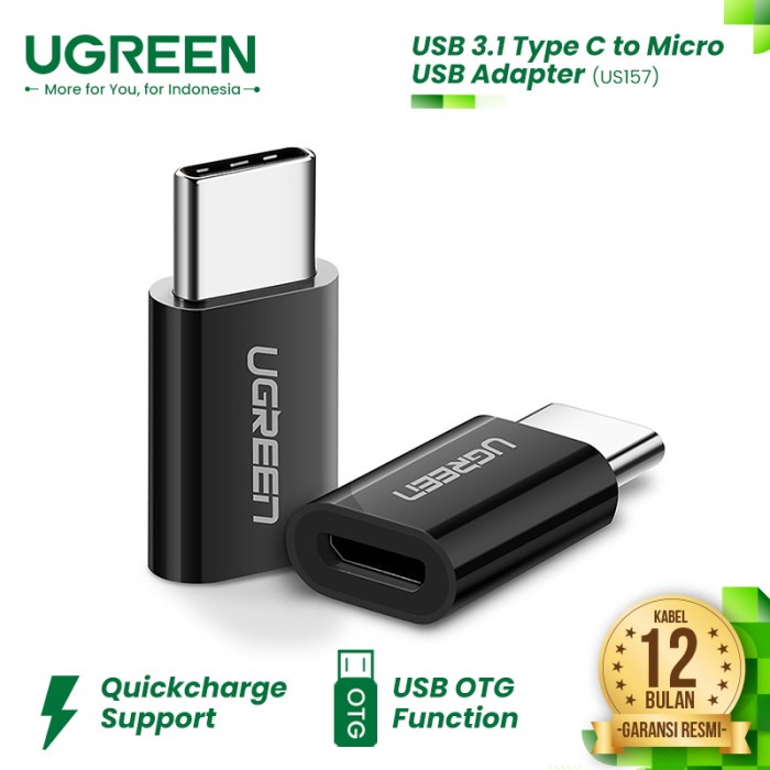 UGREEN Adapter OTG USB-C (M) to Micro USB (F) - US157