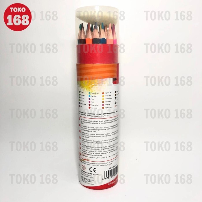 

Gaya Deli Colored Pencil 24 Colors / Pensil Warna 24 Warna C00327 (Tabung) Bagus