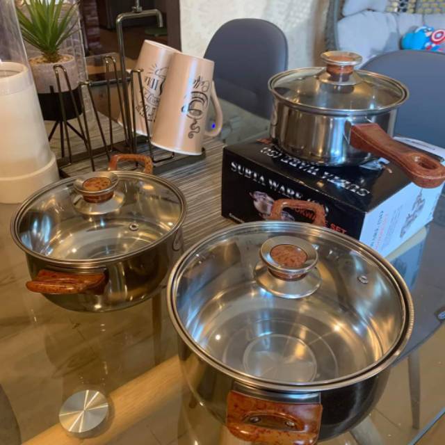 Cookware Set/Panci Set Stainless SubtaWare